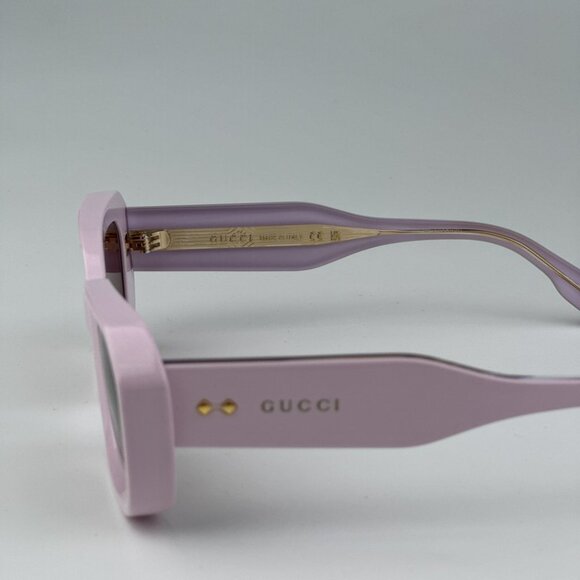 Gucci GG1531SK 003 BRAND NEW Sunglasses Pink Brown Unisex Rectangle - Picture 11 of 13